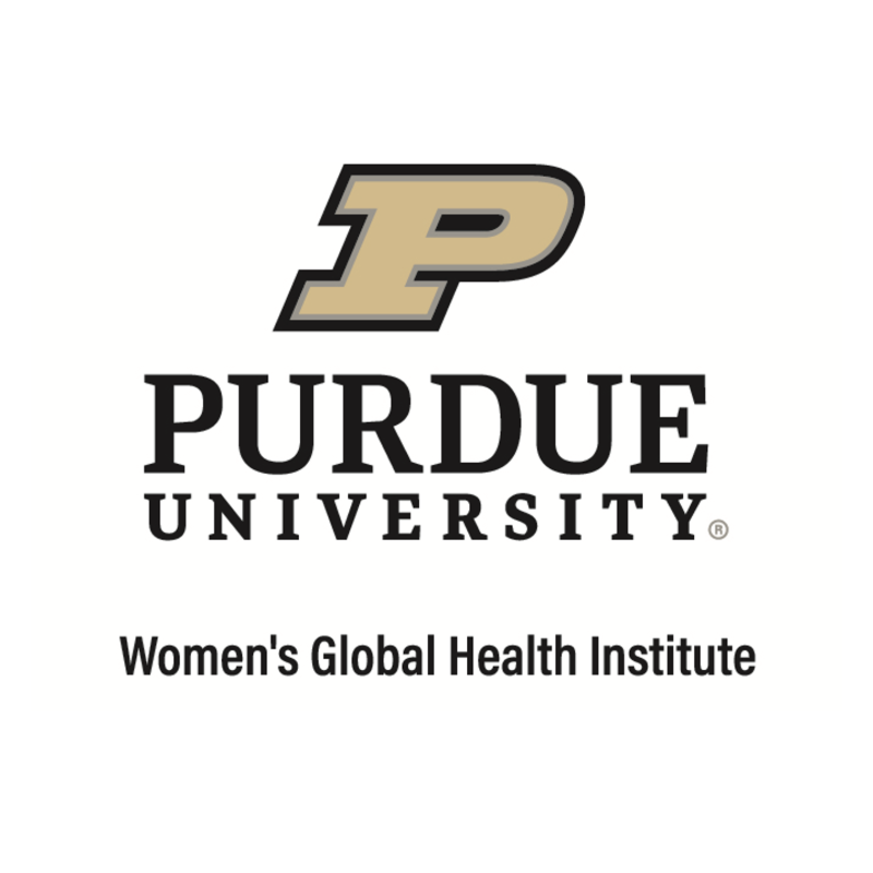 Logo for the Purdue University Women's Global Health Institute program.
